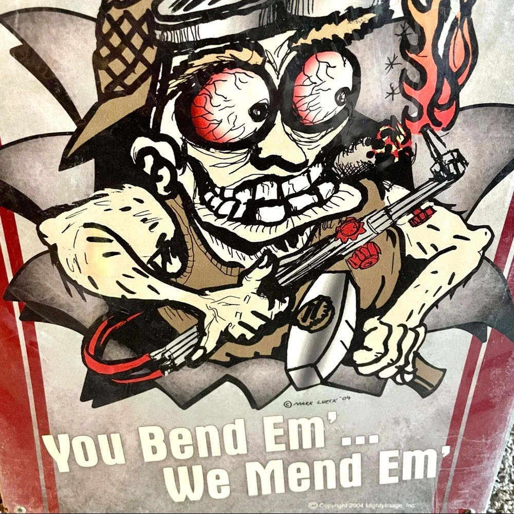 NEW Body Shop Metal Sign